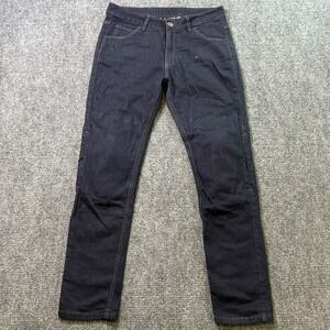 REAX 112 Motorcycle Jeans Women's Sz 8 Blue Denim Dyneema Protection Riding Pant